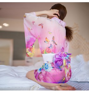 FEE ET MOI Japanese Kimono (Pink)